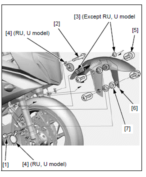 Frame/Body panels/Exhaust system