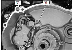Clutch/gearshift linkage/starter clutch