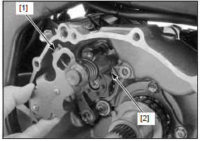 Clutch/gearshift linkage/starter clutch