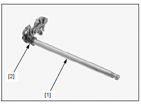 Clutch/gearshift linkage/starter clutch