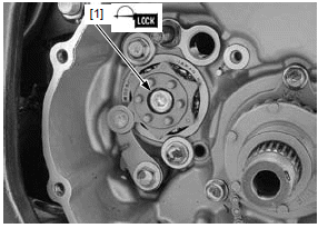 Clutch/gearshift linkage/starter clutch
