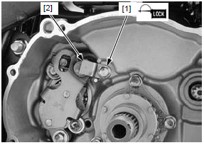Clutch/gearshift linkage/starter clutch