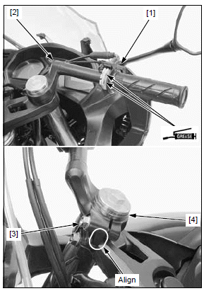 Front wheel/suspension/steering