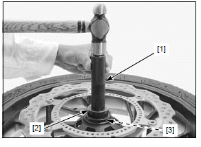 Front wheel/suspension/steering