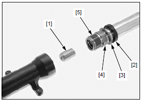 Front wheel/suspension/steering