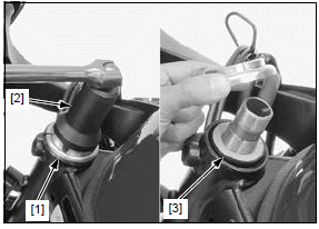 Front wheel/suspension/steering