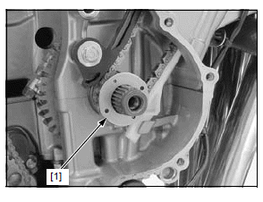 Clutch/gearshift linkage/starter clutch