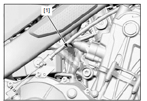 Clutch/gearshift linkage/starter clutch