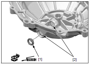 Clutch/gearshift linkage/starter clutch