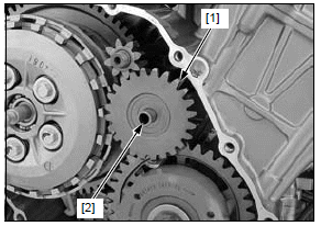 Clutch/gearshift linkage/starter clutch