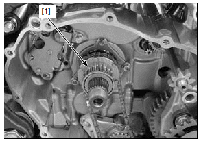 Clutch/gearshift linkage/starter clutch