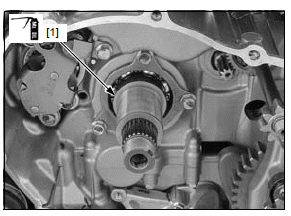 Clutch/gearshift linkage/starter clutch