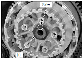 Clutch/gearshift linkage/starter clutch