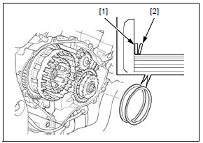 Clutch/gearshift linkage/starter clutch