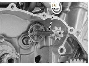 Clutch/gearshift linkage/starter clutch