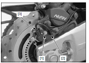 Rear wheel/suspension