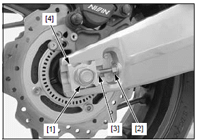 Rear wheel/suspension