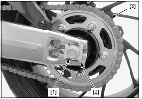 Rear wheel/suspension