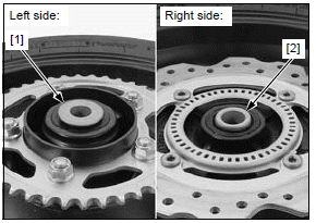 Rear wheel/suspension
