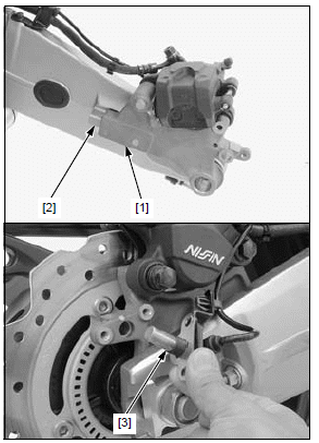 Rear wheel/suspension