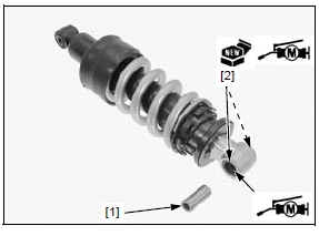 Rear wheel/suspension
