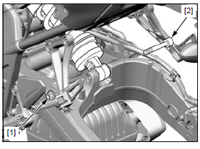Rear wheel/suspension