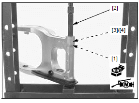 Rear wheel/suspension