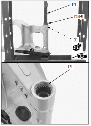 Rear wheel/suspension