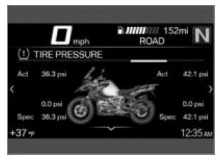 Tire inflation pressure