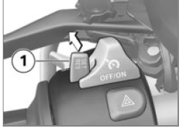 Switch on cruise control
