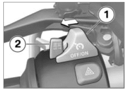 Switch off cruise control
