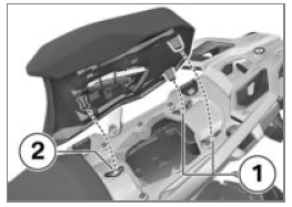 Rider and passenger seats 