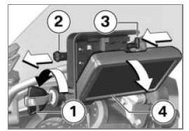 Removing navigation device and installing cover