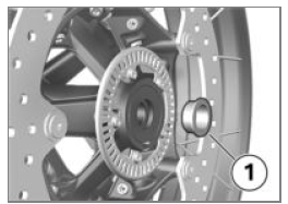 Removing front wheel