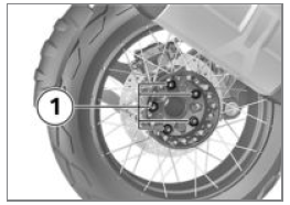 Removing rear wheel