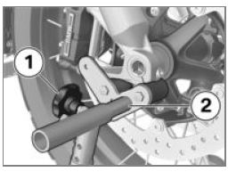 Mount front wheel stand