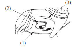 BELOW HANDLEBAR