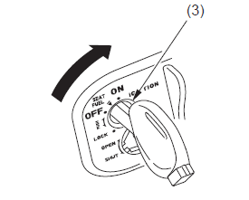 BELOW HANDLEBAR