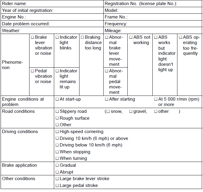 Anti-Lock Brake System (Equipped Models)