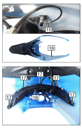 Rear indicator
