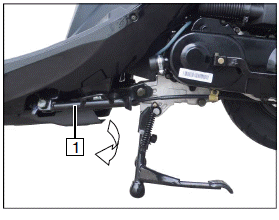 Side stand and parking stand
