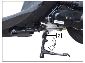 Side stand and parking stand