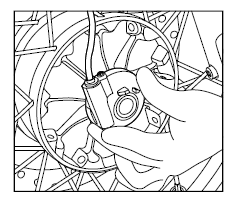 FRONT WHEEL REMOVAL