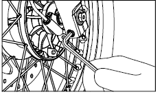 FRONT WHEEL REASSEMBLY