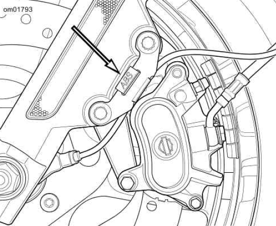 Wheel Speed Sensor Clip (ABS Identification)