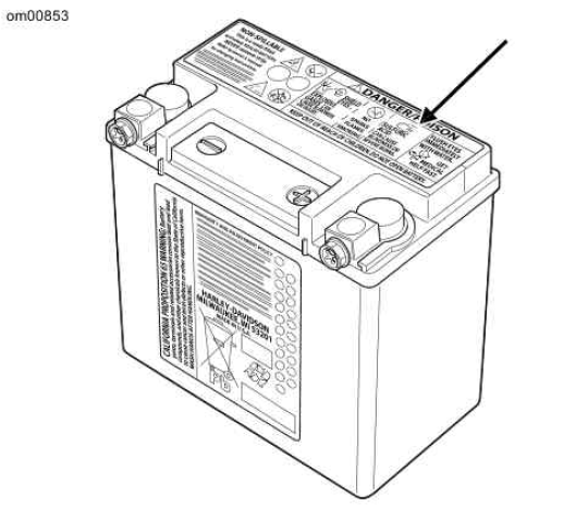 Battery Warning Label