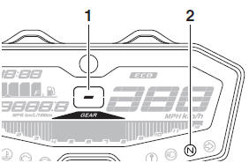 Transmission gear display