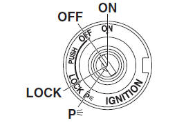 Main switch/steering lock