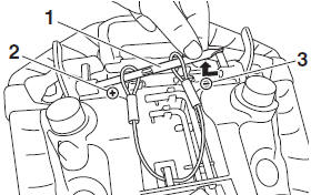 Helmet holding cable