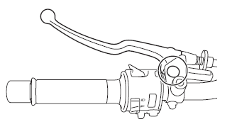 Checking and lubricating the brake and clutch levers 